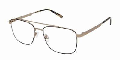 Perry Ellis PE444 1 Matte Black Shiny Silver