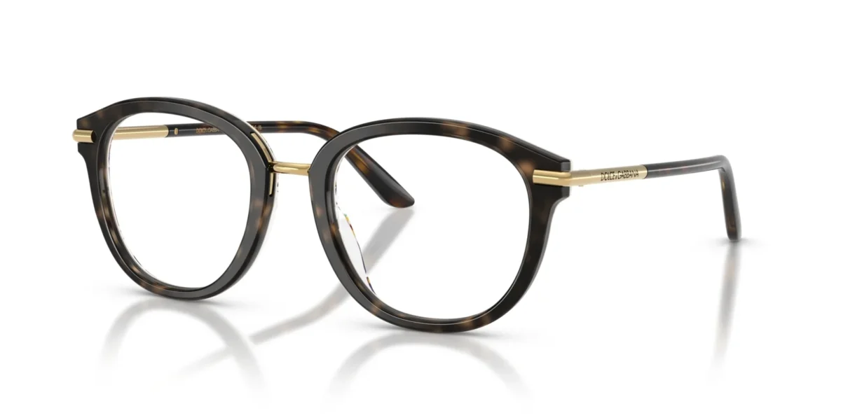Dolce & Gabbana DG3410 3217 - Havana on White Barrow