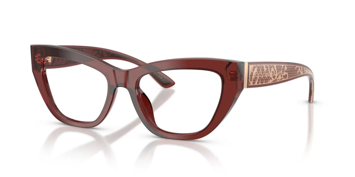 Dolce & Gabbana DG3412 3045 - Transparent Burgundy
